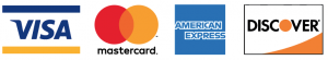 VISA< MASTERCARD, AMEX, DISCOVER CARD